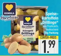 E-Center EDEKA Herzstücke Speise- kartoffeln ,,Drillinge Angebot