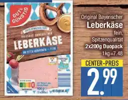 E-Center GUT&GÜNSTIG Leberkäse Angebot