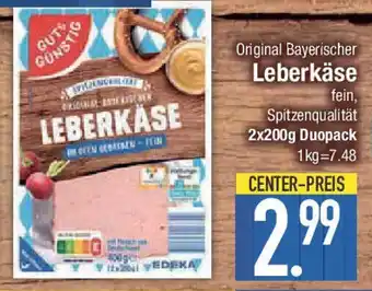 E-Center GUT&GÜNSTIG Leberkäse Angebot