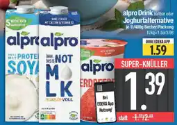 E-Center alpro Drink haltbar oder Joghurtalternative Angebot