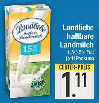 E-Center Landliebe haltbare Landmilch Angebot