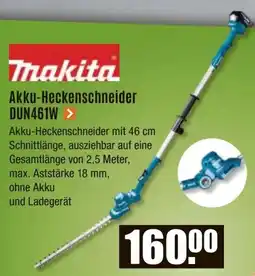 V Baumarkt Makita Akku-Heckenschneider DUN461W Angebot