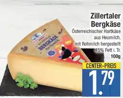 E-Center Zillertaler Bergkäse Angebot