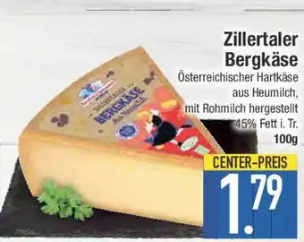 E-Center Zillertaler Bergkäse Angebot