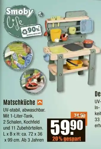 V Baumarkt Smoby life Matschküche Angebot