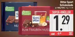E-Center Ritter Sport Schokolade Angebot