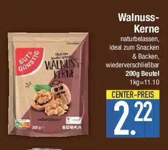 E-Center GUT&GUNSTIG Walnuss- Kerne Angebot