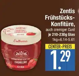 E-Center Zentis Herzstücke Frühstücks- Konfitüre Angebot