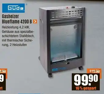 V Baumarkt Güde Gasheizer Blueflame 4200 B Angebot
