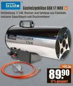 V Baumarkt Güde Gasheizgebläse GGH 17 INOX Angebot