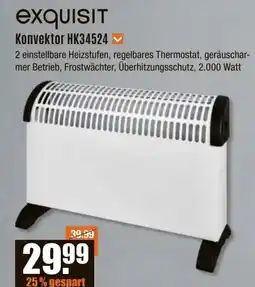 V Baumarkt exquisit Konvektor HK34524 Angebot