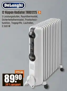 V Baumarkt DeLonghi 12 Rippen Radiator TRRS1225 Angebot