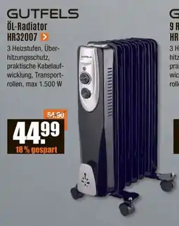 V Baumarkt GUTFELS ÖL-Radiator HR32007 Angebot