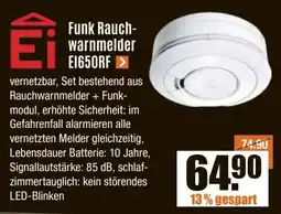 V Baumarkt Ei Funk Rauchwarnmelder E1650RF Angebot
