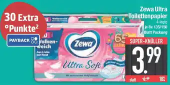 E-Center Zewa Ultra Toilettenpapier 4-lagig Angebot