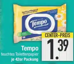 E-Center Tempo feuchtes Toilettenpapier Angebot