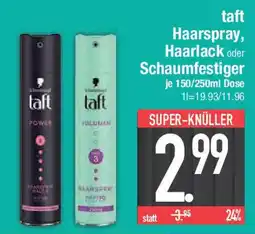 E-Center taft Haarspray, Haarlack oder Schaumfestiger Angebot