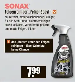 V Baumarkt SONAX Felgenreiniger „FelgenBeast" Angebot