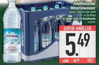 E-Center Adelholzener Mineralwasser Angebot