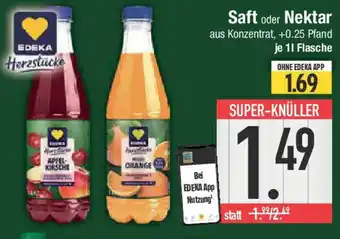 E-Center Saft oder Nektar Angebot