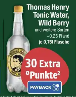 E-Center Thomas Henry Tonic Water, Wild Berry Angebot