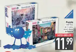 E-Center Puzzle 1000 Puzzle 1000 Teile, ab 14 Jahre, versch. Motive Angebot