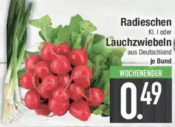 E-Center Radieschen oder Lauchzwiebeln Angebot