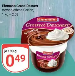 Globus Ehrmann Grand Dessert Angebot