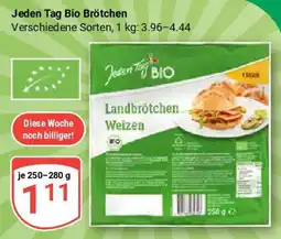 Globus Jeden Tag Bio Brötchen Angebot
