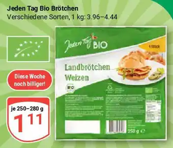 Globus Jeden Tag Bio Brötchen Angebot