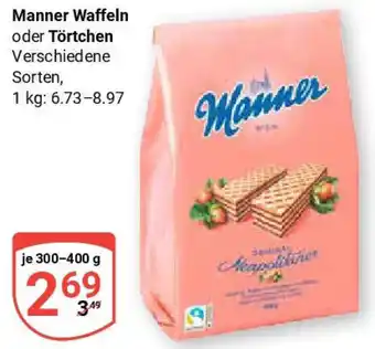 Globus Manner Waffeln oder Törtchen Angebot
