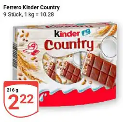 Globus Ferrero Kinder Country Angebot
