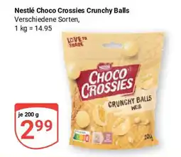 Globus Nestlé Choco Crossies Crunchy Balls Angebot
