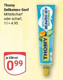 Globus Thomy Delikatess-Senf Angebot