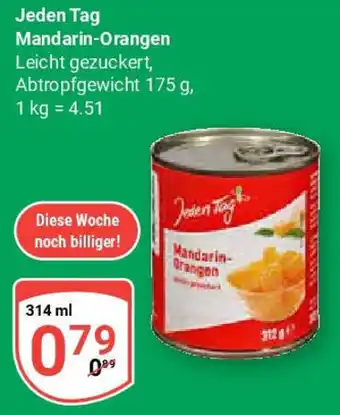 Globus Jeden Tag Mandarin-Orangen Angebot