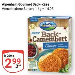 Globus Alpenhain Gourmet Back-Käse Angebot