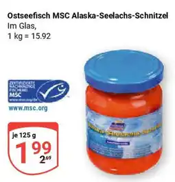 Globus Ostseefisch MSC Alaska-Seelachs-Schnitzel Angebot