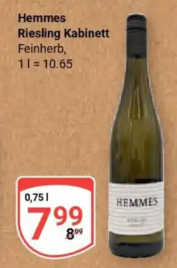 Globus Hemmes Riesling Kabinett Angebot
