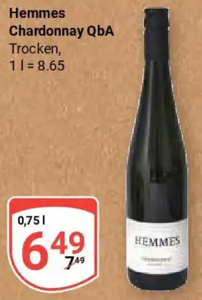 Globus Hemmes Chardonnay QbA Angebot