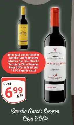 Globus Sancho Garcés Reserva Rioja DOCa Angebot