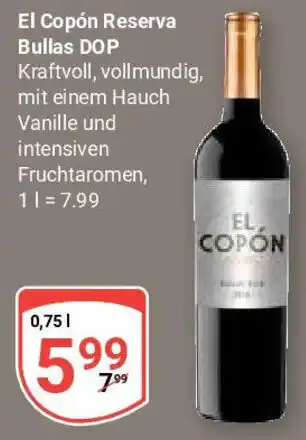 Globus El Copón Reserva Bullas DOP Angebot
