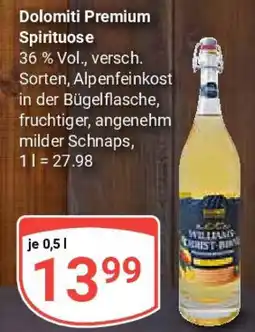 Globus Dolomiti Premium Spirituose Angebot