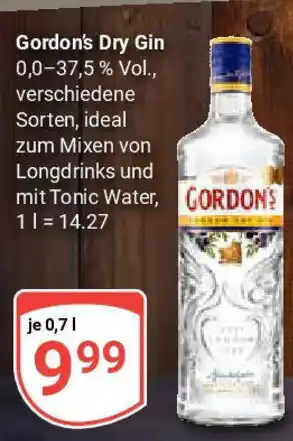 Globus Gordon's Dry Gin Angebot