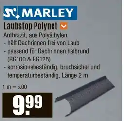 V Baumarkt MARLEY Laubstop Polynet Angebot