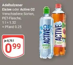 Globus Adelholzener Eistee oder Active 02 Angebot
