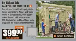 V Baumarkt Gerätehaus Oslo Angebot