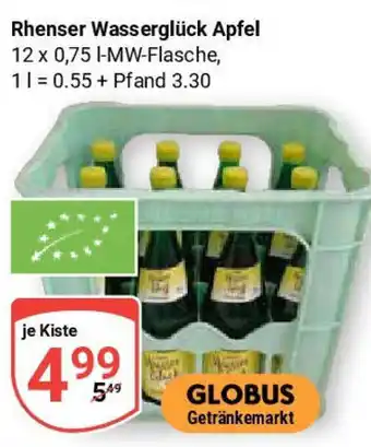 Globus Rhenser Wasserglück Apfel Angebot