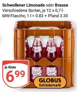 Globus Schwollener Limonade oder Brause Angebot
