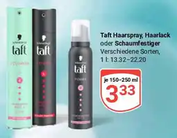 Globus Taft Haarspray, Haarlack oder Schaumfestiger Angebot