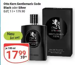 Globus Otto Kern Gentleman's Code Black oder Silver Angebot
